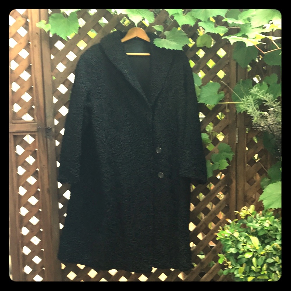 Vintage European Persian Lamb Coat Size 44 (M-L)